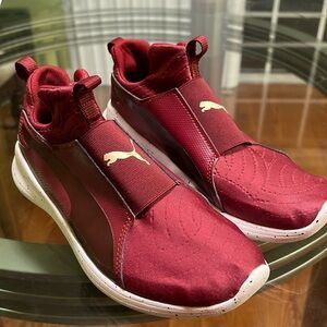 Puma Rebel Mid Speckle Womens Soft Foam Mid Top Fashion Sneakers Size 6